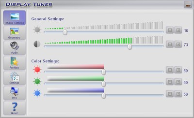 Click to view Display Tuner 1.7 screenshot